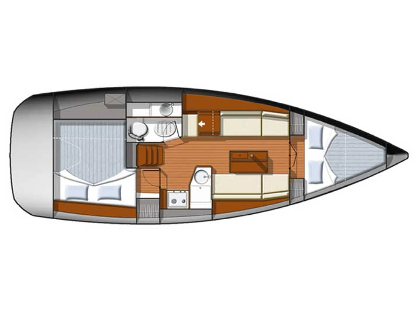 Yacht JEANNEAU Sun Odyssey 33i - Nena - Foto 1