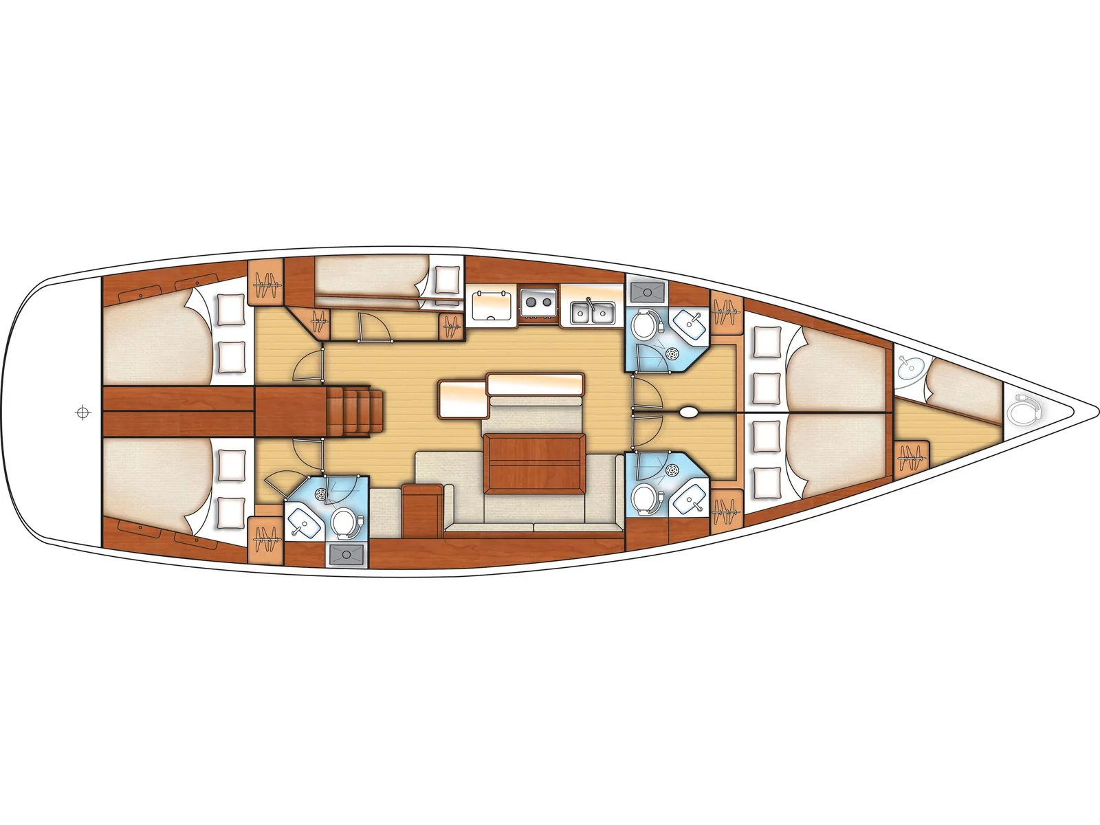 Yacht BENETEAU Oceanis 50 familiy - Mississippi - Foto 7