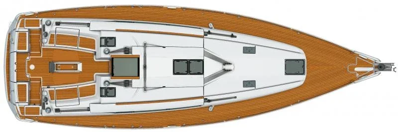 Grundriss der Yacht JEANNEAU Sun Odyssey 449 - Assante