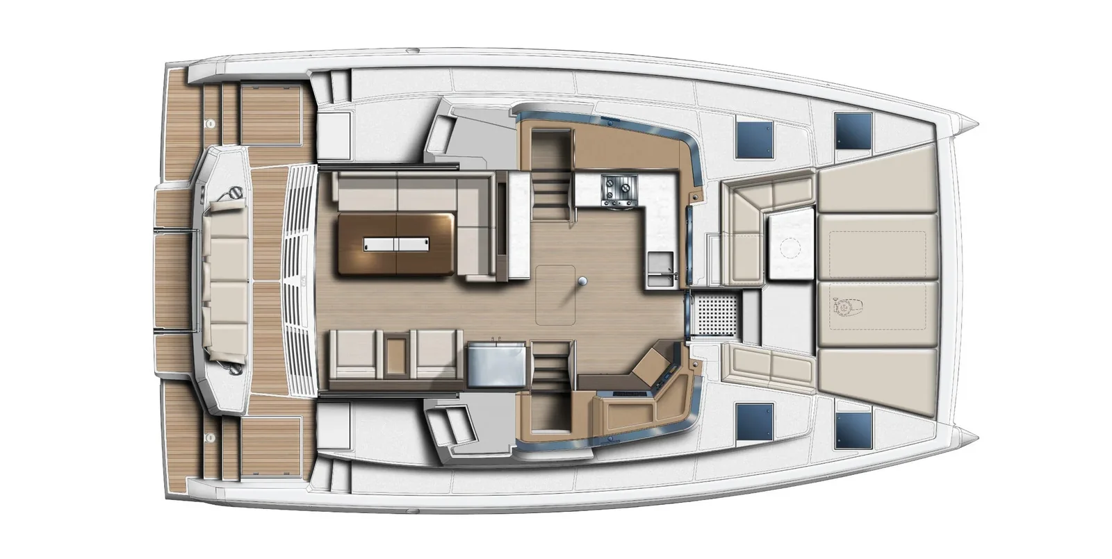 Yacht CATANA Bali 4.4 - Emmelia - Foto 1