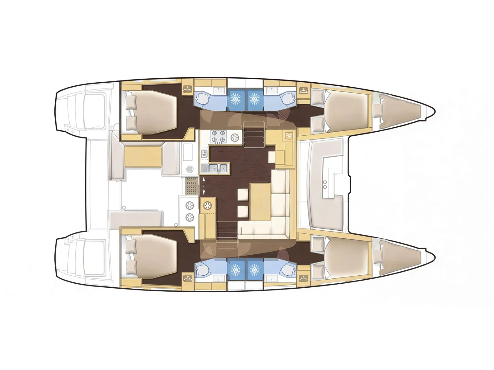 Yacht LAGOON 450 F - Thoe - Foto 1
