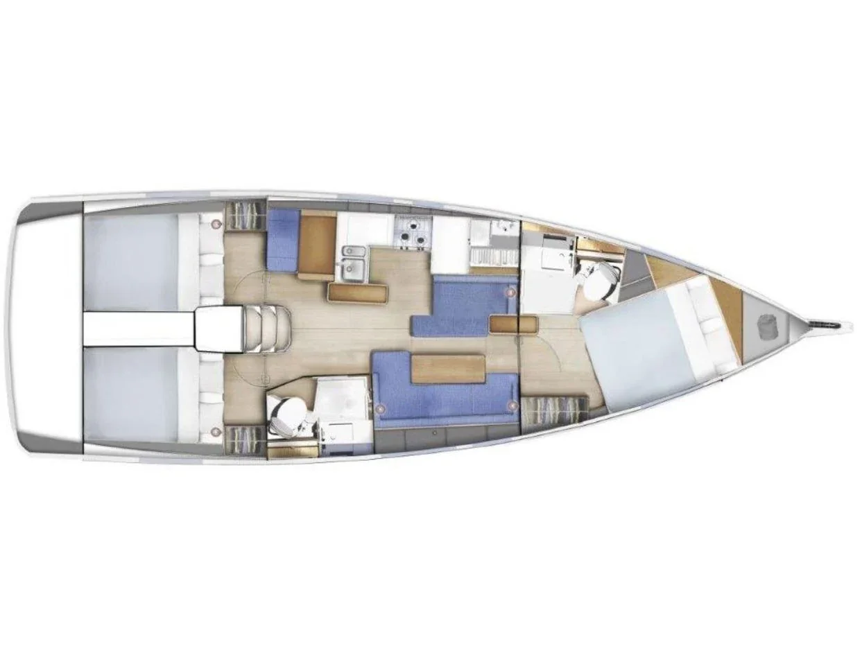 Yacht JEANNEAU Sun Odyssey 410 - Naias - Foto 1