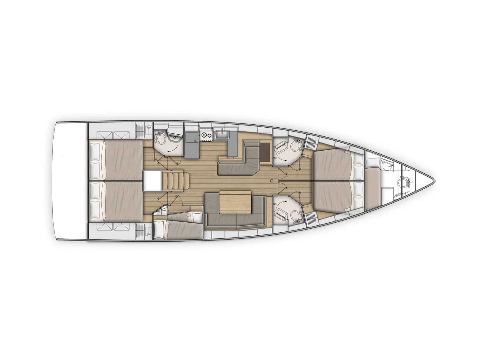 Yacht BENETEAU Oceanis 51.1 - Spyros - Foto 1