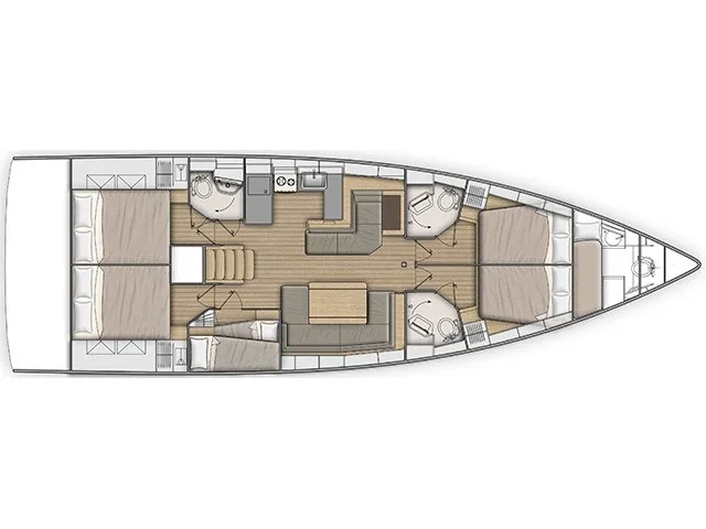 Yacht BENETEAU Oceanis 51.1 - Eli - Foto 1