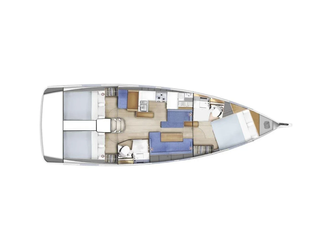 Yacht JEANNEAU Sun Odyssey 410 - Henry Every - Foto 1