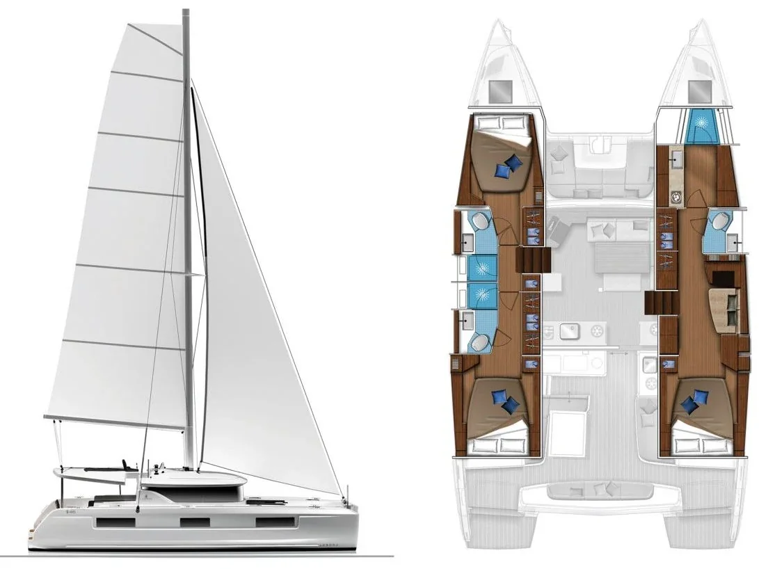 Yacht LAGOON 46 - Free Bird II - Foto 1