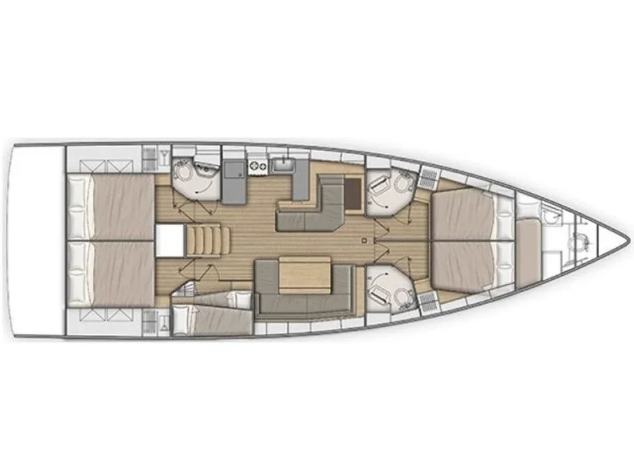 Yacht BENETEAU Oceanis 51.1 - Olga - Foto 1