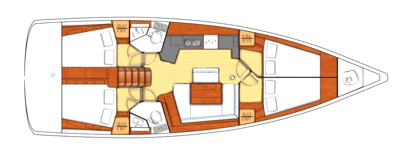 Yacht BENETEAU Oceanis 45 - Stella - Foto 1