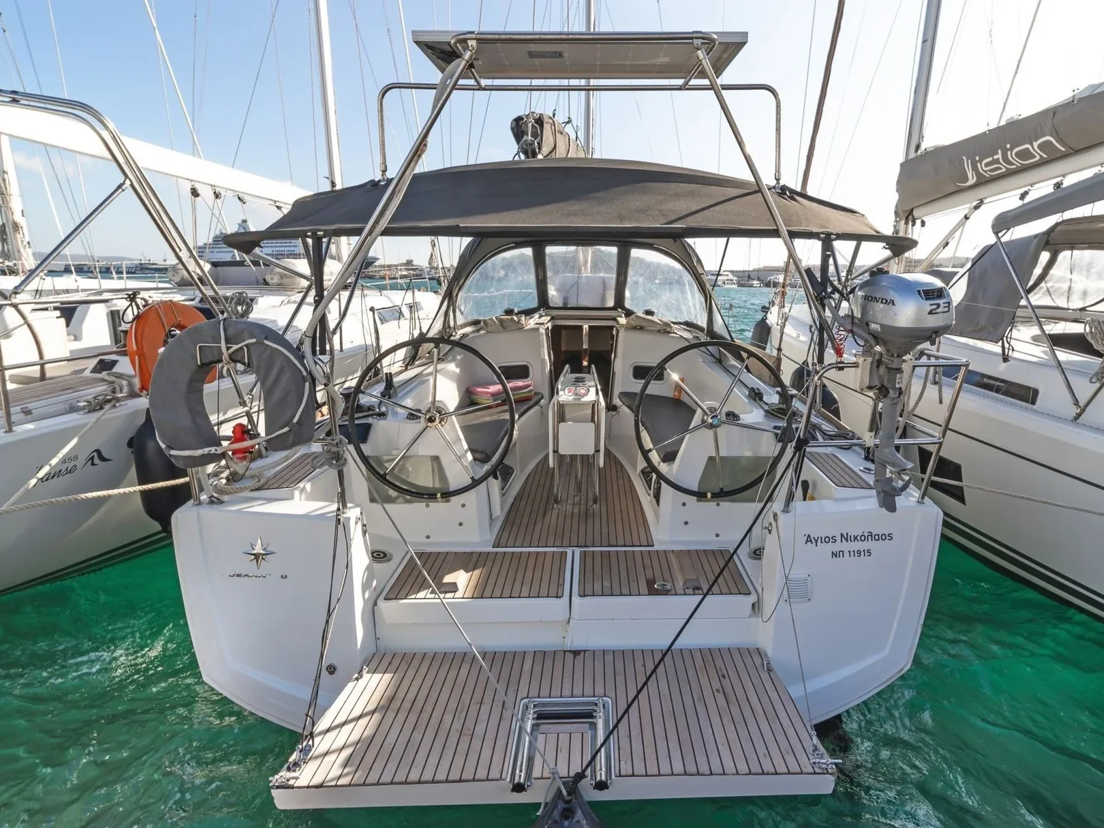 Yacht JEANNEAU Sun Odyssey 389 - Agios Georgios - Foto 1