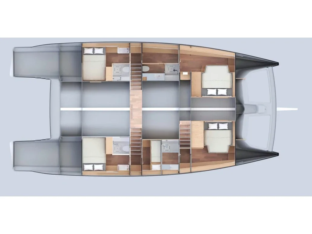 Grundriss der Yacht MAZARIN YACHTS Mazarin 55 - October