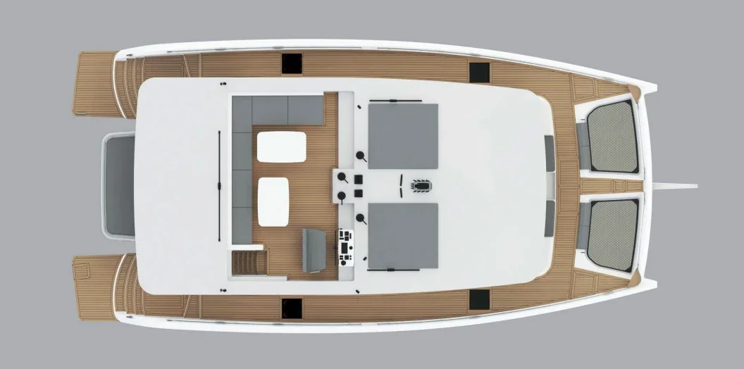 Grundriss der Yacht MAZARIN YACHTS Mazarin 55 - October