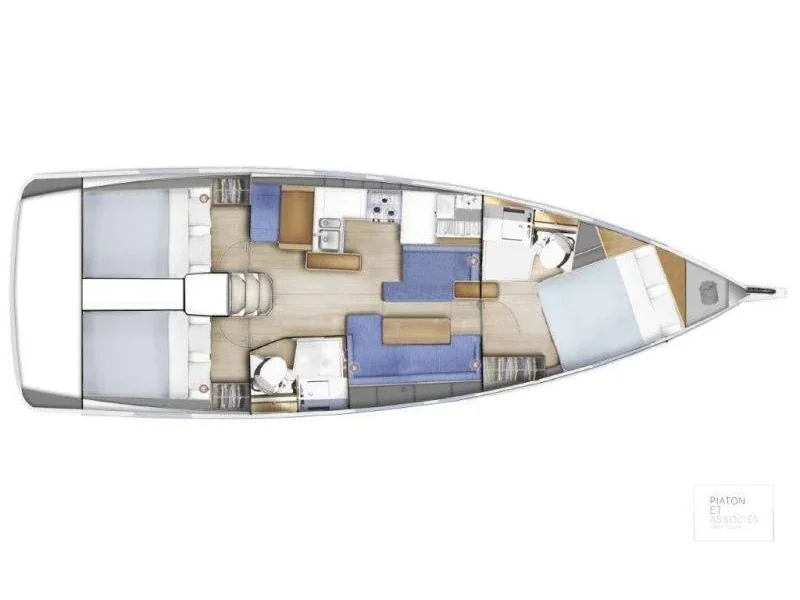 Yacht JEANNEAU Sun Odyssey 410 - Gaia - Foto 1