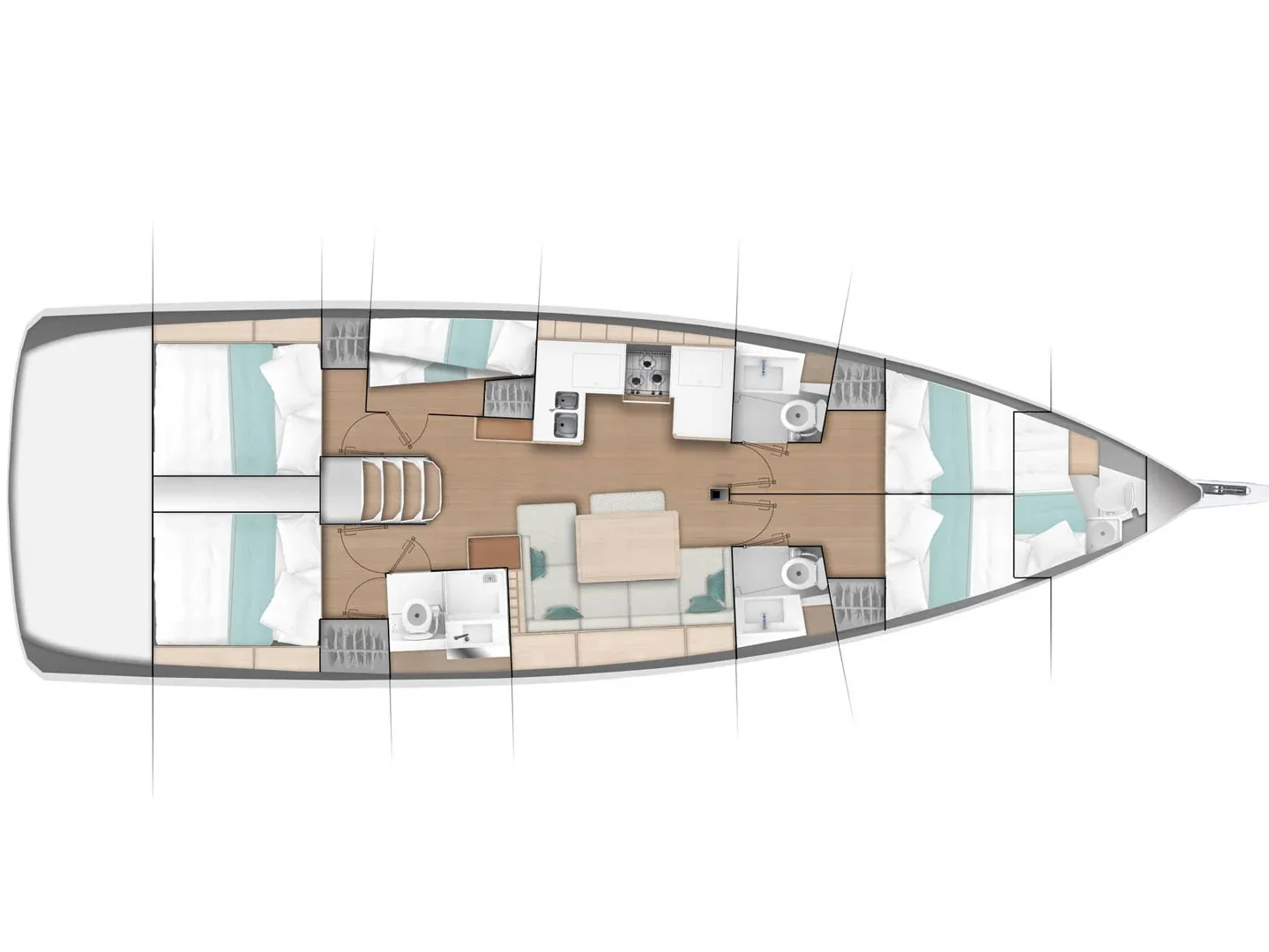 Yacht JEANNEAU Sun Odyssey 490 - Konstantinos