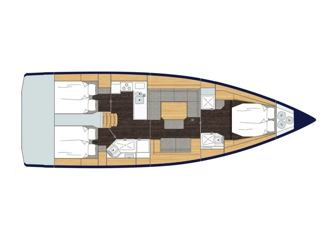 Yacht BAVARIA C45 Style - Mina 52 - Foto 1