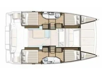 Grundriss der Yacht CATANA Bali Catsmart - Rose Sunset V