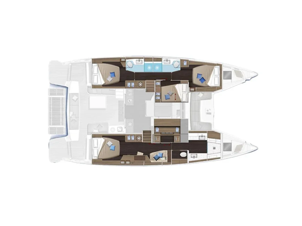 Yacht LAGOON 51 - Zig