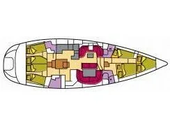 Yacht JEANNEAU Sun Odyssey 54 DS - Cassiopea II - Foto 1