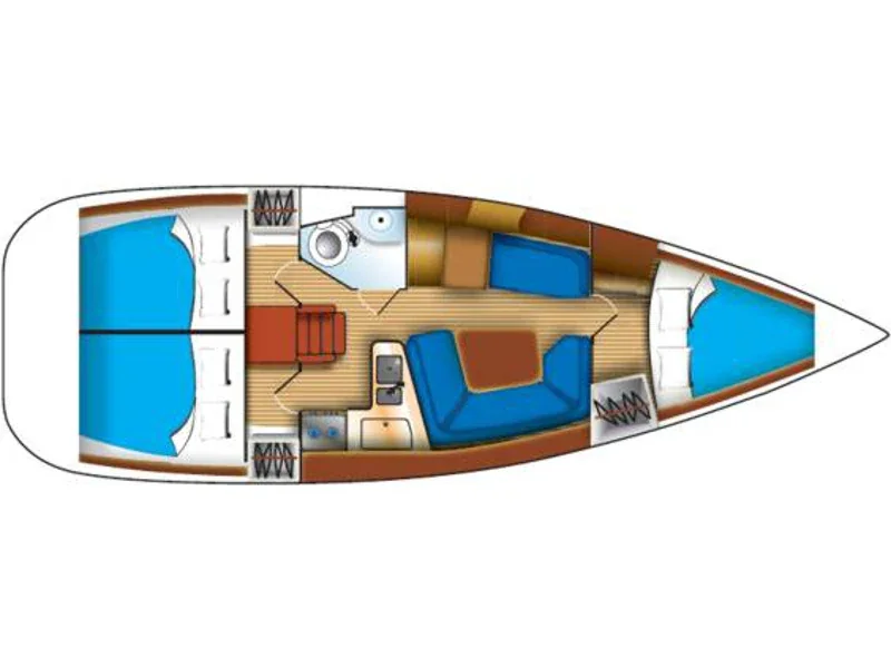 Yacht JEANNEAU Sun Odyssey 35 - Kama - Foto 1