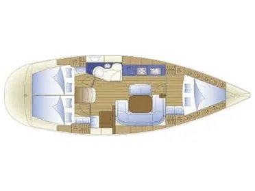 Grundriss der Yacht BAVARIA 37 Cruiser - Alexandros I