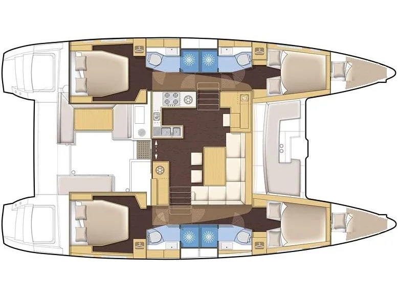 Yacht LAGOON 450 F - Golden Dream - Foto 1
