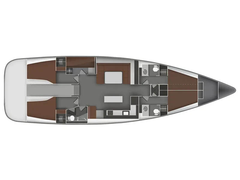 Yacht BAVARIA 55 Cruiser - Verdi - Foto 1