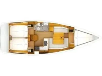 Grundriss der Yacht JEANNEAU Sun Odyssey 389 - Star Fish