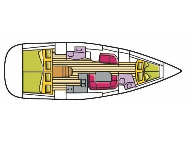 Yacht JEANNEAU Sun Odyssey 42i - Gemini - Foto 1