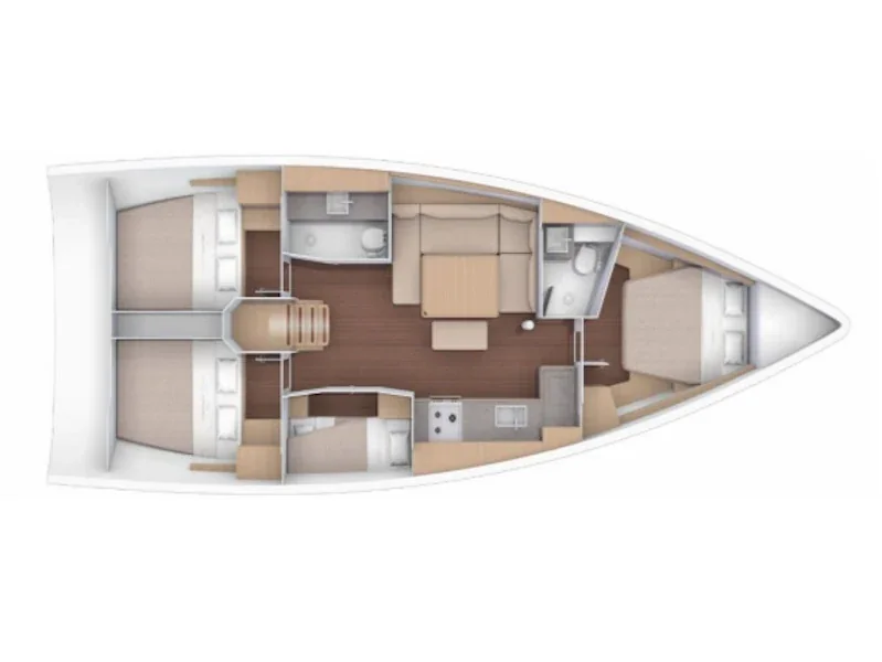 Yacht DUFOUR 430 Grand Large - Akira - Foto 1