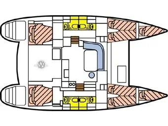 Yacht LAGOON 400 S2 - Trixi - Foto 4