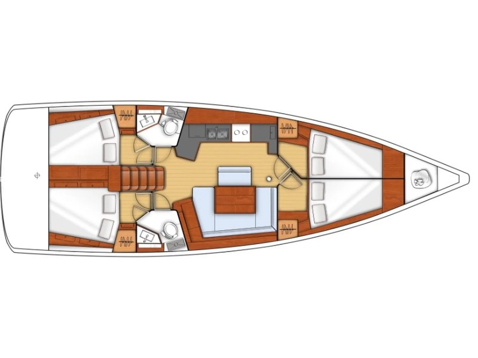 Yacht BENETEAU Oceanis 45 - Beautiful Love - Foto 1