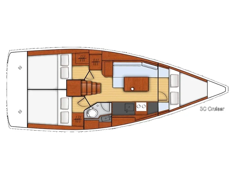 Yacht BENETEAU Oceanis 35 - Hobbit - Foto 1