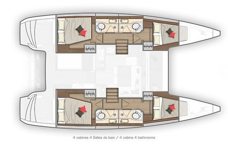 Yacht LAGOON - 40 "Mars"