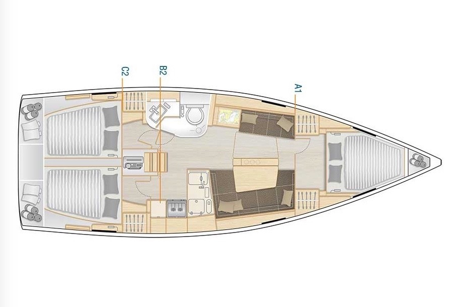 Yacht HANSE - 388 "Jolana"