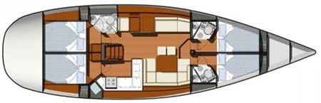Yacht JEANNEAU - Sun Odyssey 50 DS "Sans Souci"