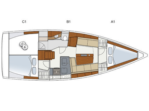 Yacht HANSE - 345 "Tinh Tam"