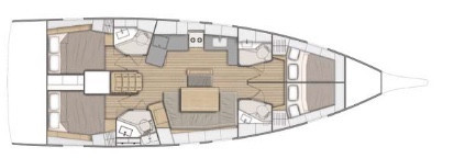 Yacht BENETEAU - Oceanis 46.1 "Auf Kurs"