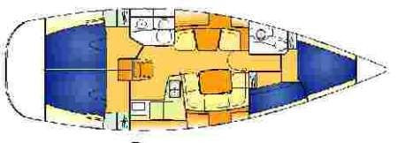 Yacht JEANNEAU - Sun Odyssey 43 DS "Gabrijela II"