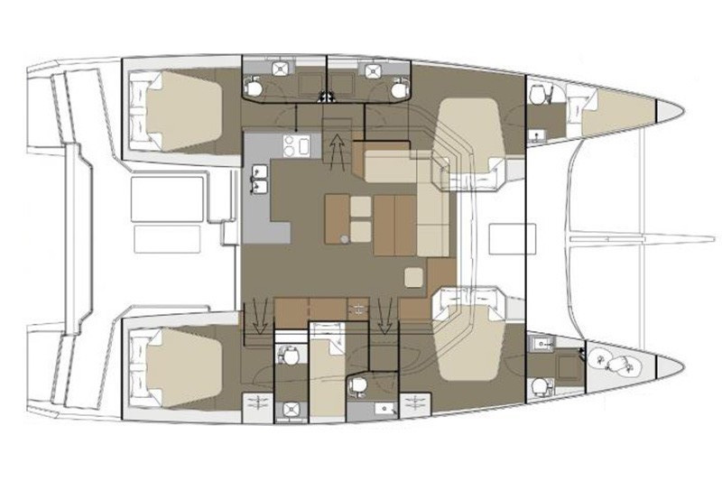 Yacht DUFOUR - 48 Catamaran "Casablanca"