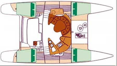 Yacht FOUNTAINE PAJOT - Athena 38 ""