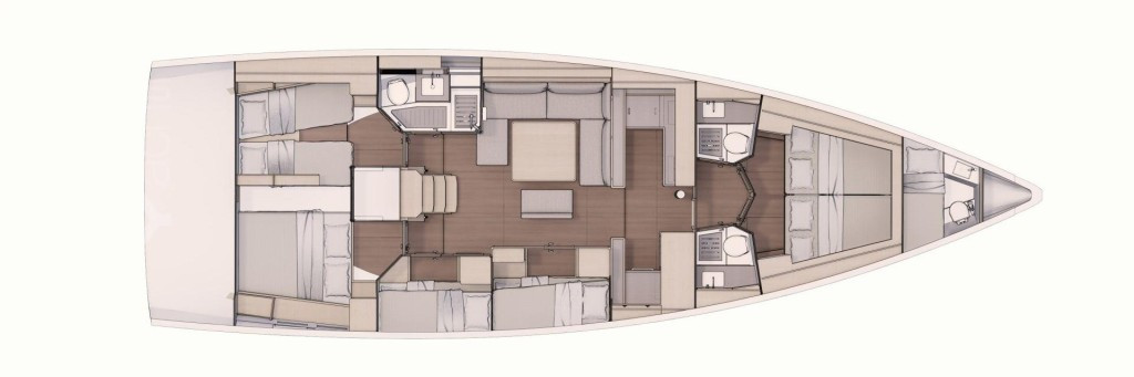 Yacht DUFOUR - 530 Grand Large "Gryffindor"