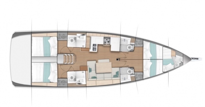 Yacht JEANNEAU - Sun Odyssey 490 "Nygma Prime"