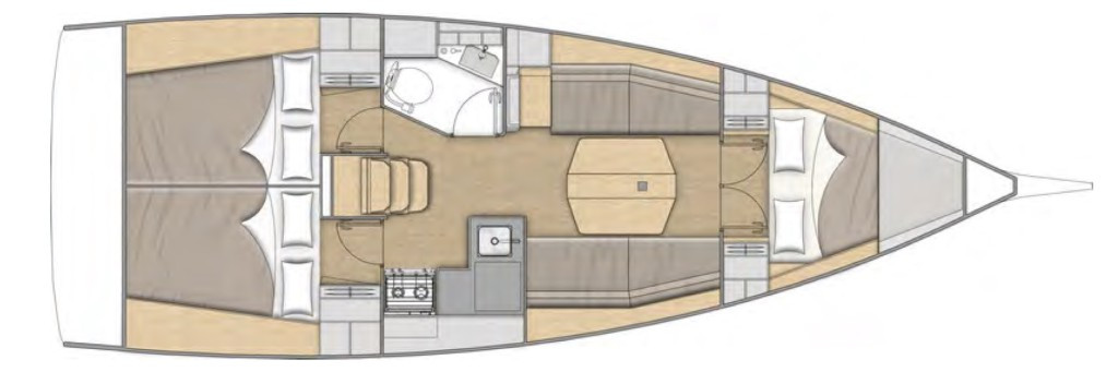 Yacht BENETEAU - Oceanis 34.1 "Desroches 2"