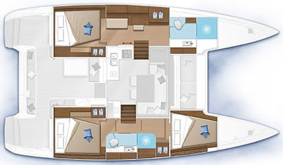 Yacht LAGOON - 40 "Mare Lillet"