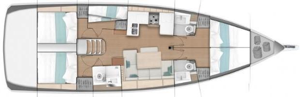 Yacht JEANNEAU - Sun Odyssey 490 "Magellan"