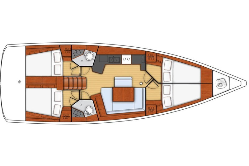 Yacht BENETEAU - Oceanis 45 "Alboran Gin Fizz"