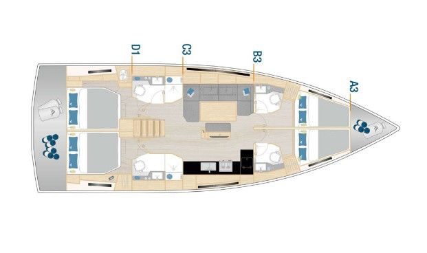 Yacht HANSE - 460 "Venus"