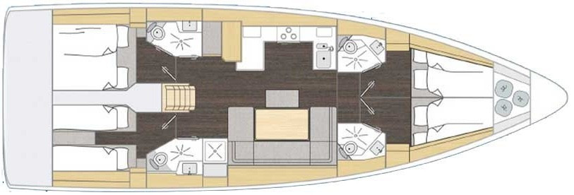 Yacht BAVARIA - C46 "Delizia"