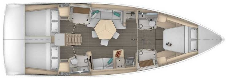 Yacht DUFOUR - 44 "Acrux"