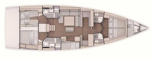 Yacht DUFOUR - 530 Grand Large "Musca"