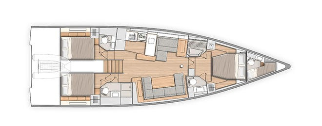 Yacht BENETEAU - Oceanis 54 "Spring Song"